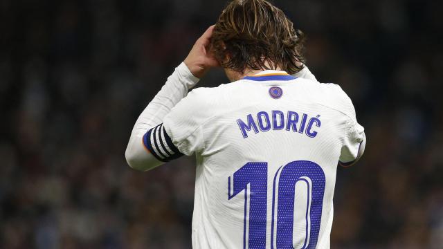 Luka Modric, con el Real Madrid