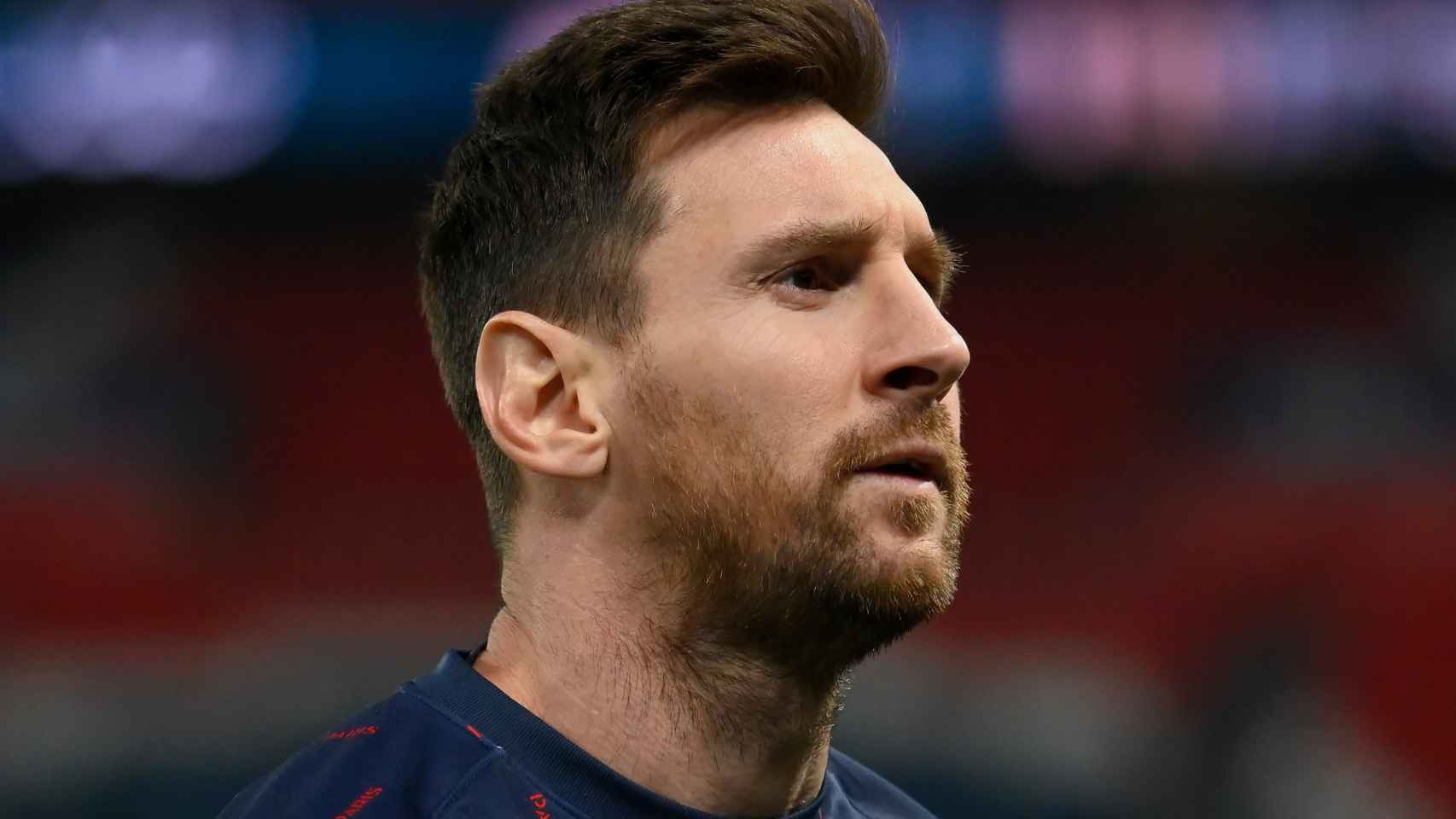 Leo Messi, durante un partido con el PSG.