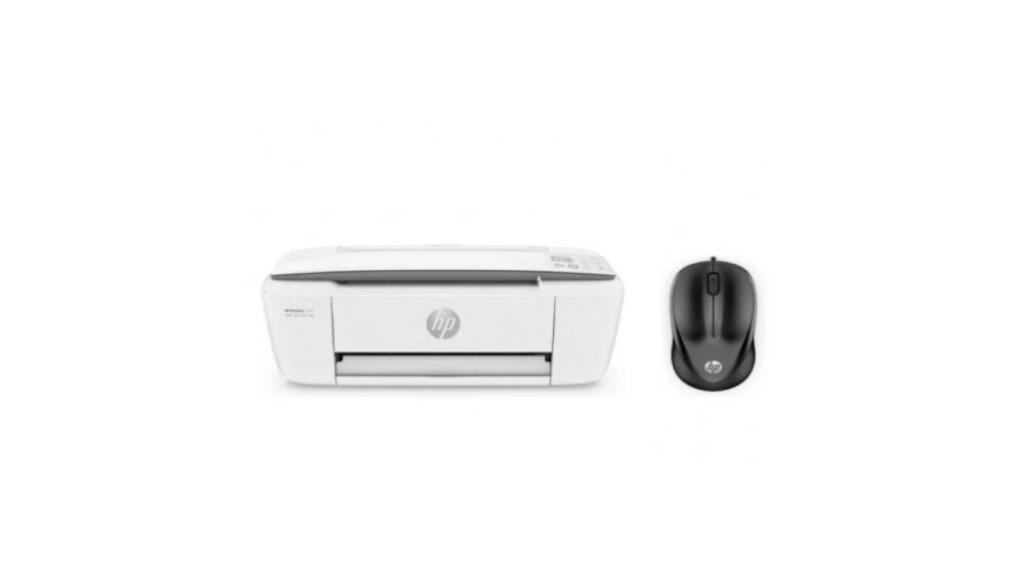 Impresora HP Deskjet Multifunción + Ratón USB Negro
