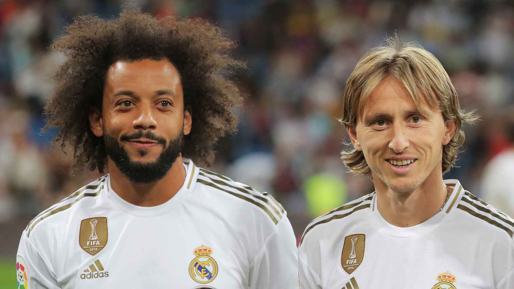 Marcelo y Modric, en 2019