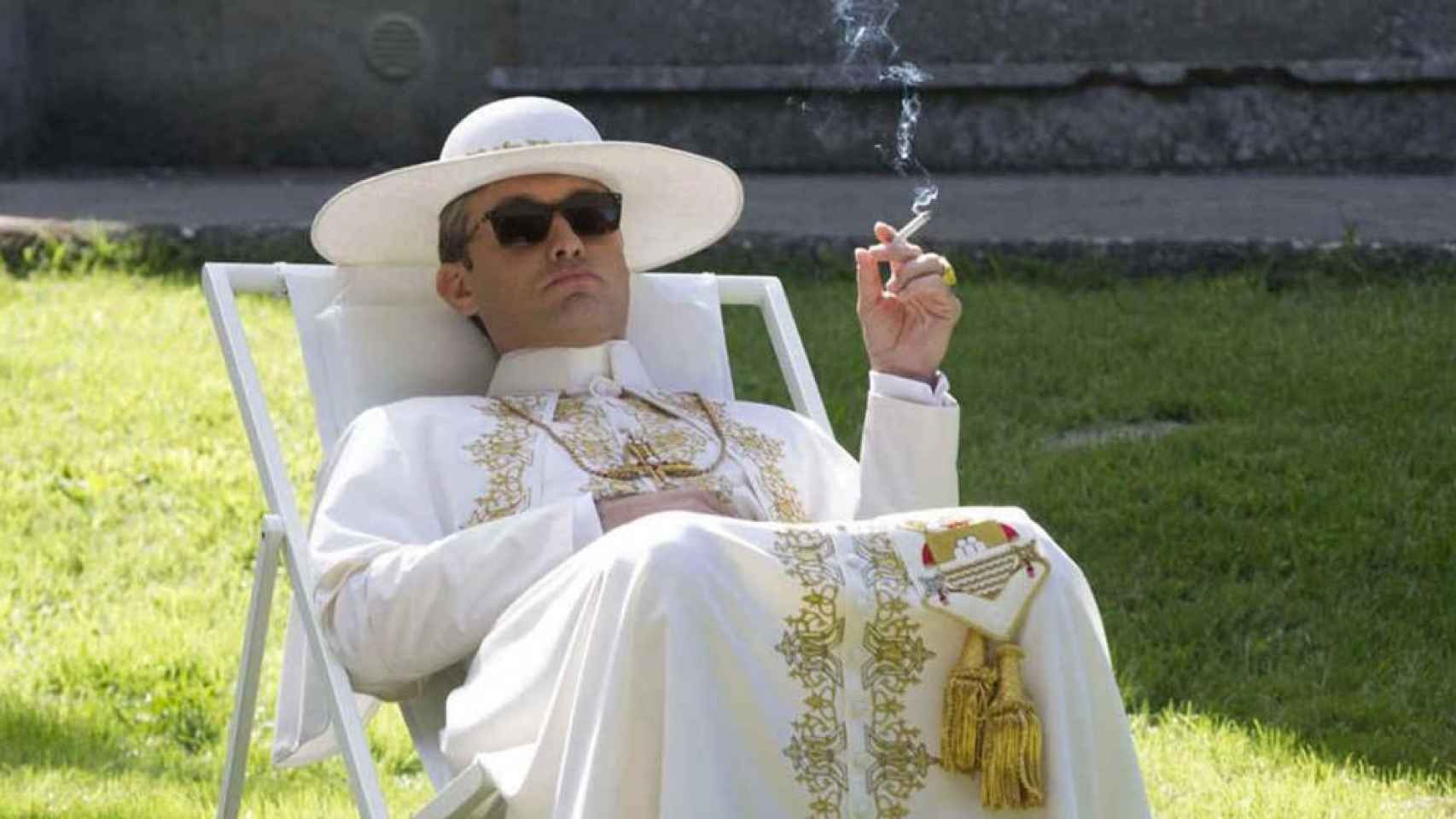 Jude Law en 'The Young Pope'.