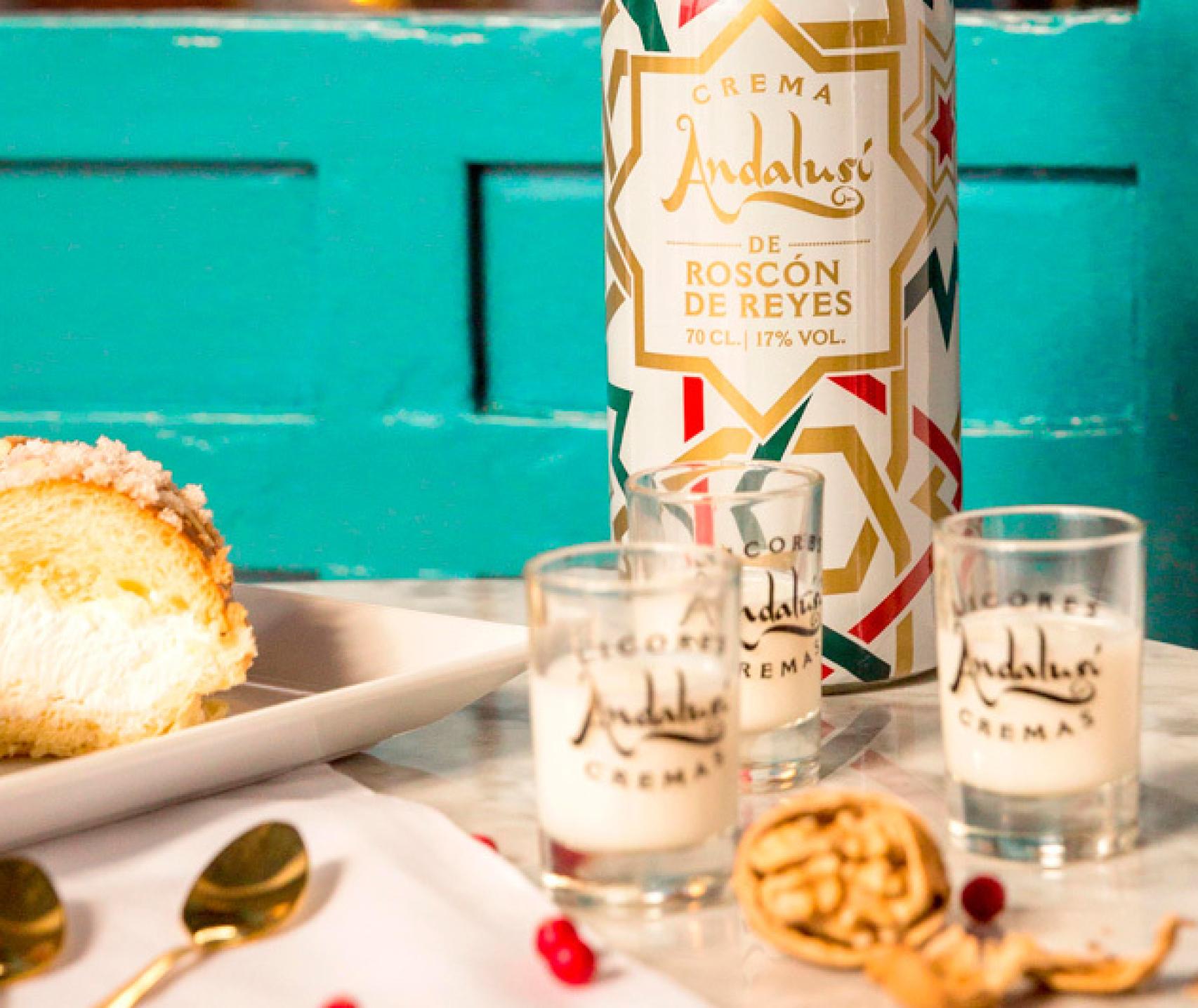 Crema de roscón de Reyes.