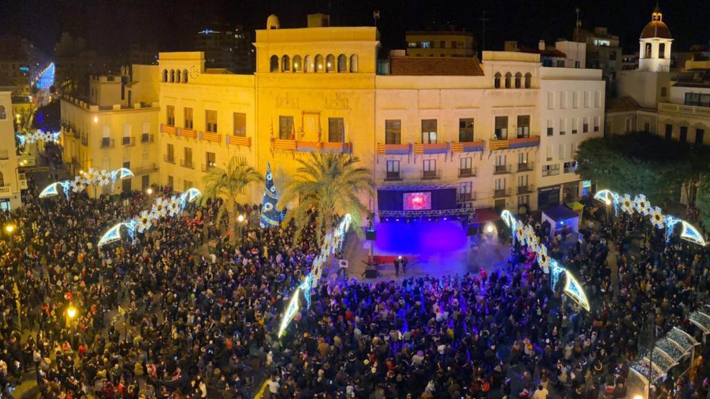 La Plaza de Baix en la Nochevieja de 2019.