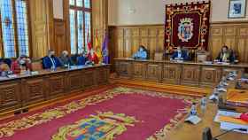 Reunión en el Ayuntamiento de Palencia