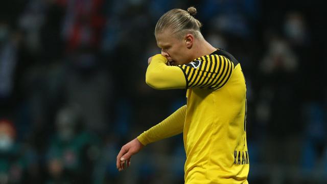 Erling Haaland, con el Borussia Dortmund