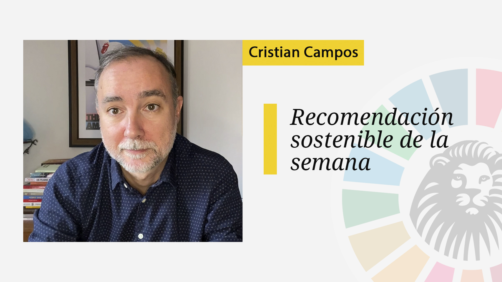 La recomendación sostenible de Cristian Campos