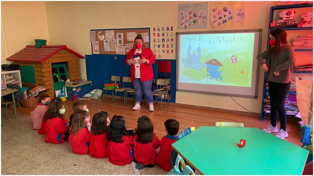 Presentación de la iniciativa en un centro educativo.