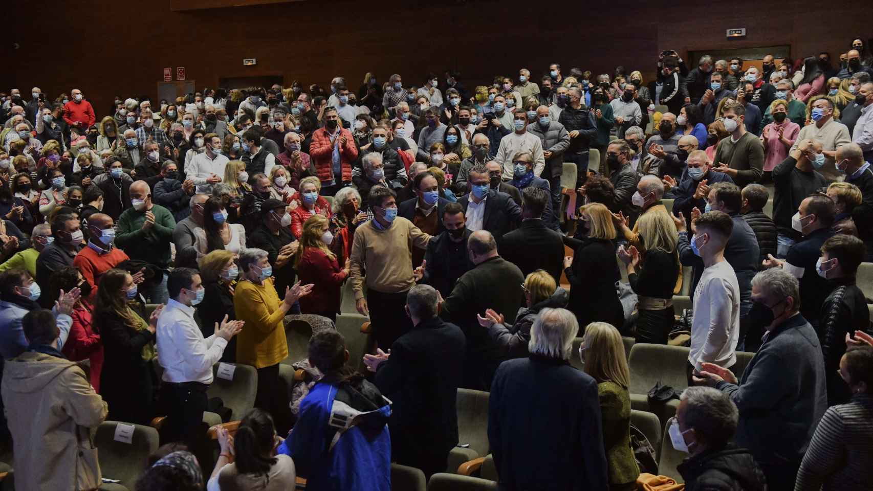 Alrededor de 600 personas estuvieron el miércoles en el Auditori de la Mediterrània.