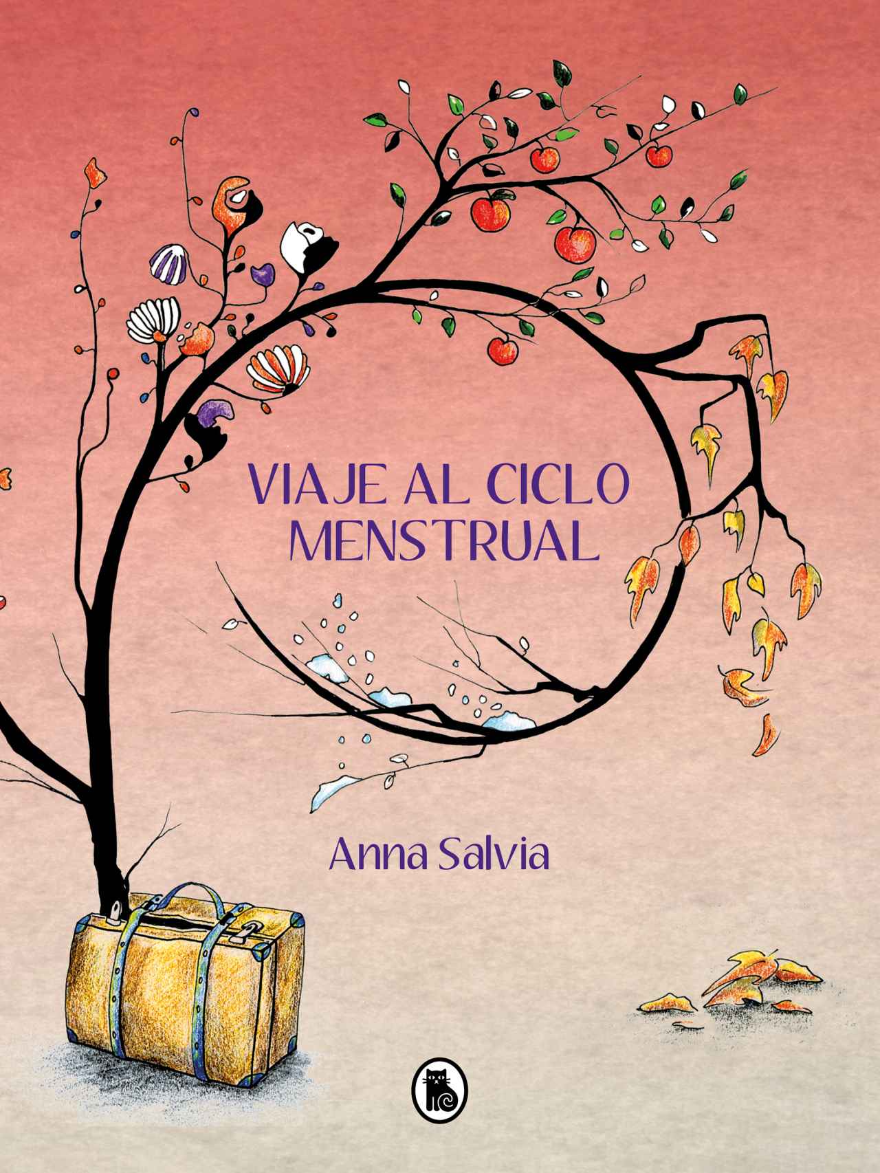 Portada del libro 'Viaje al ciclo menstrual' de Anna Salvia.