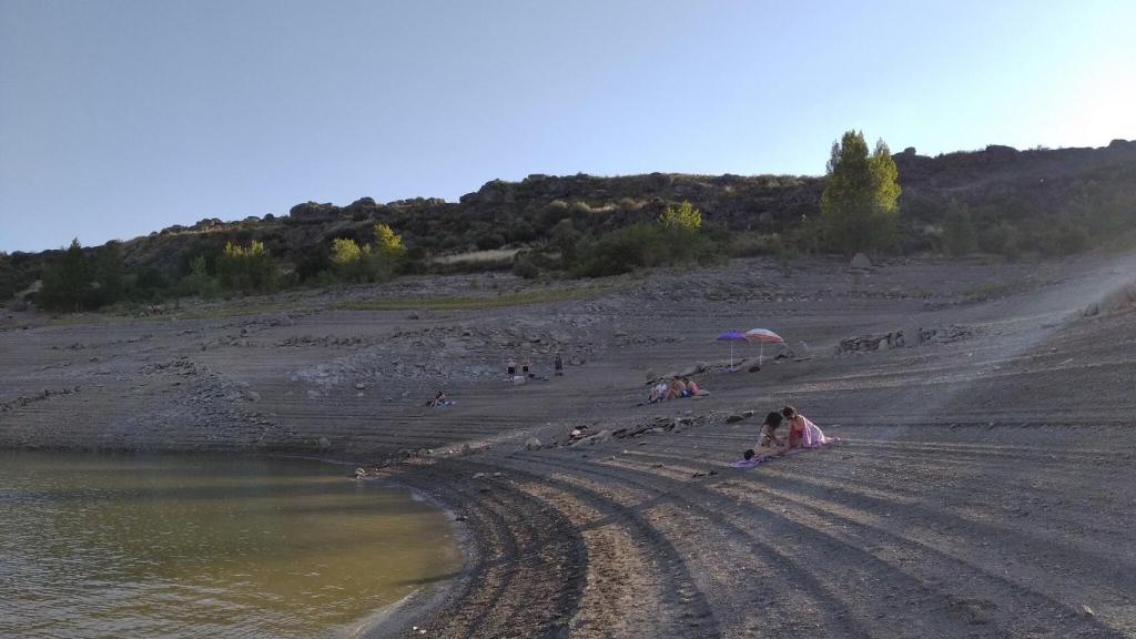 Embalse de Ricobayo sin agua