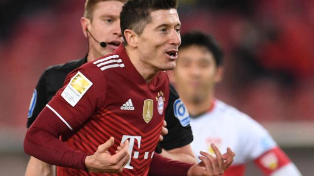 Robert Lewandowski, con el Bayern Múnich