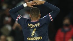 Kylian Mbappé, con el '7' a la espalda