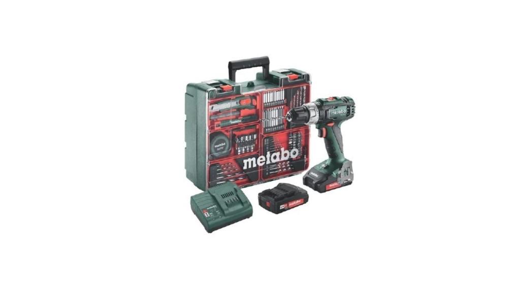 Taladro percutor METABO SB18 2 baterías de 2Ah