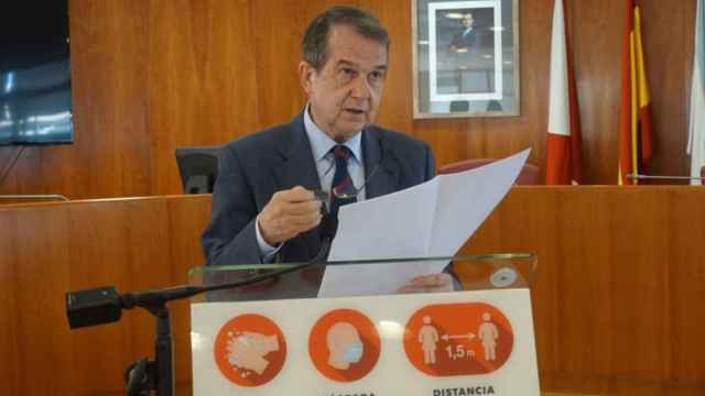 Abel Caballero en rueda de prensa.