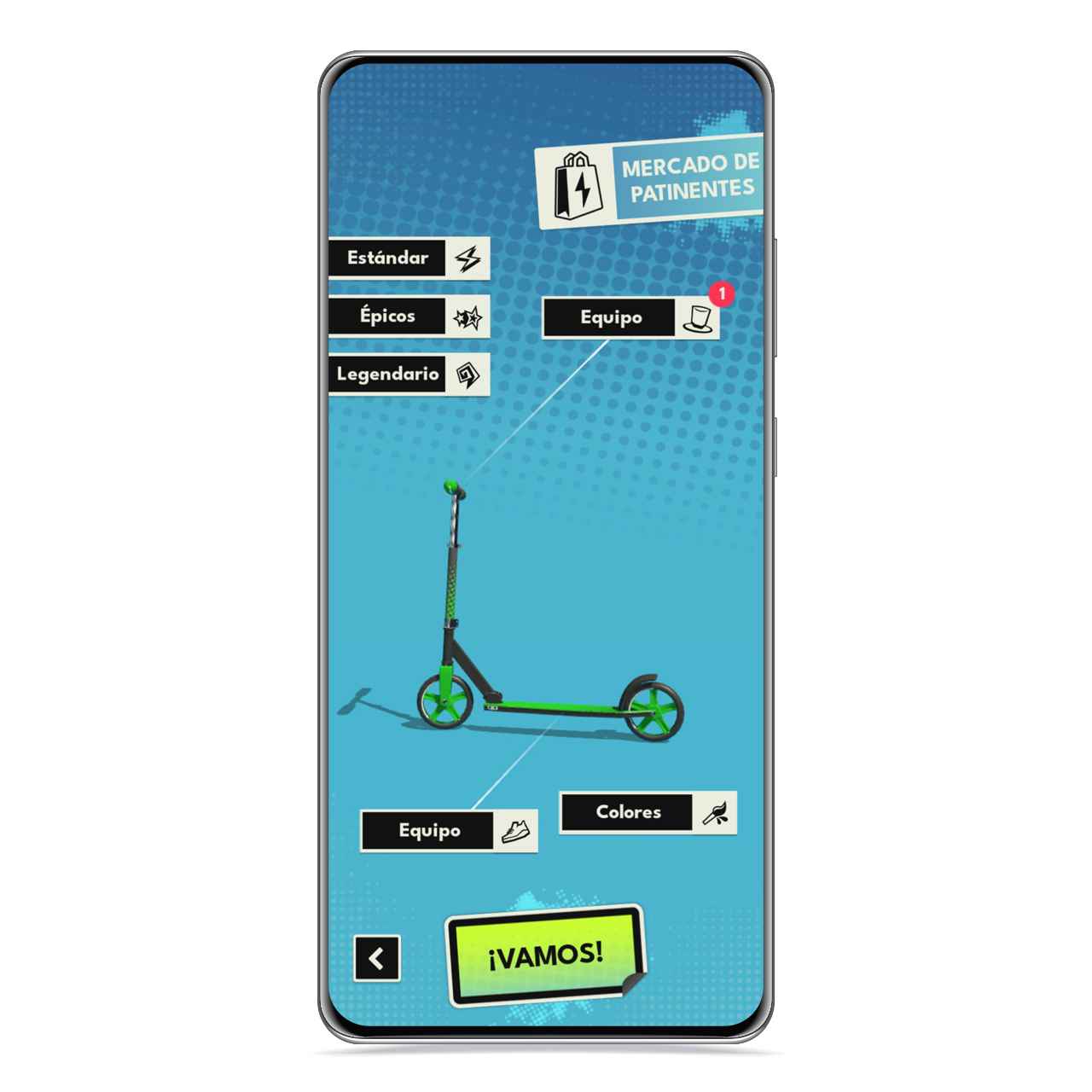 Touchgrind Scooter personalización