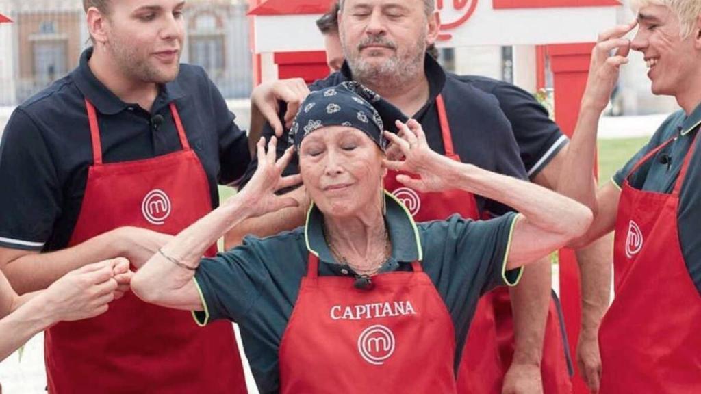 Verónica Forqué, en la prueba de exteriores de MasterChef.