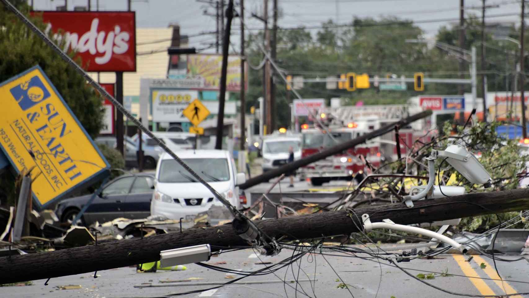 Destrucción de un tornado en EEUU.