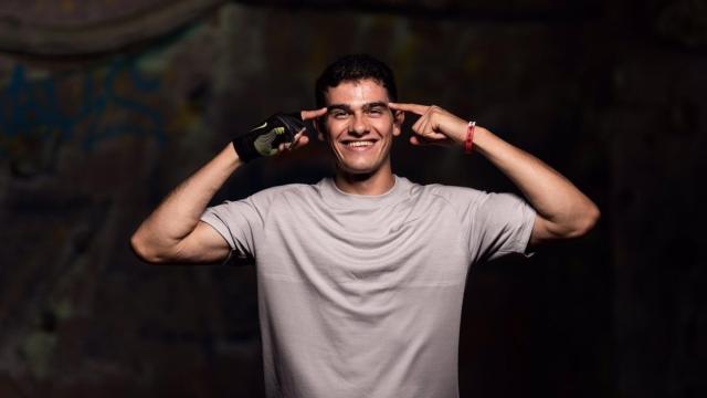 Bruno Hortelano, mostrando mentalidad positiva