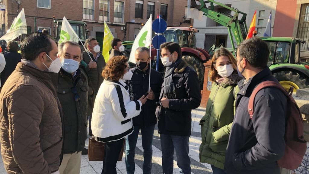 Concejales y diputados del PP han acudido a la movilización.