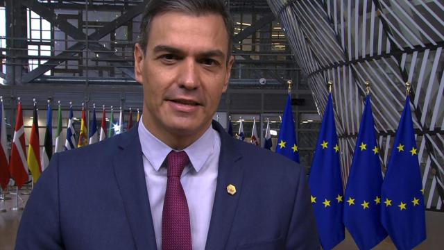 Pedro Sánchez, durante el Consejo Europeo celebrado en Bruselas