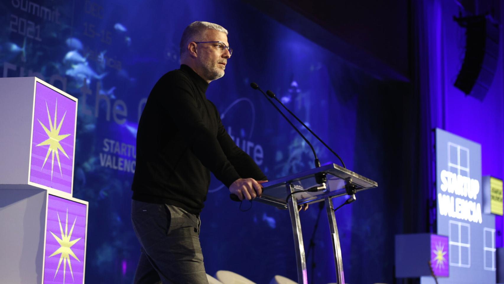 El presidente de Startup Valencia, Juan Luis Hortelano, durante la recién clausurada edición de Valencia Digital Summit.