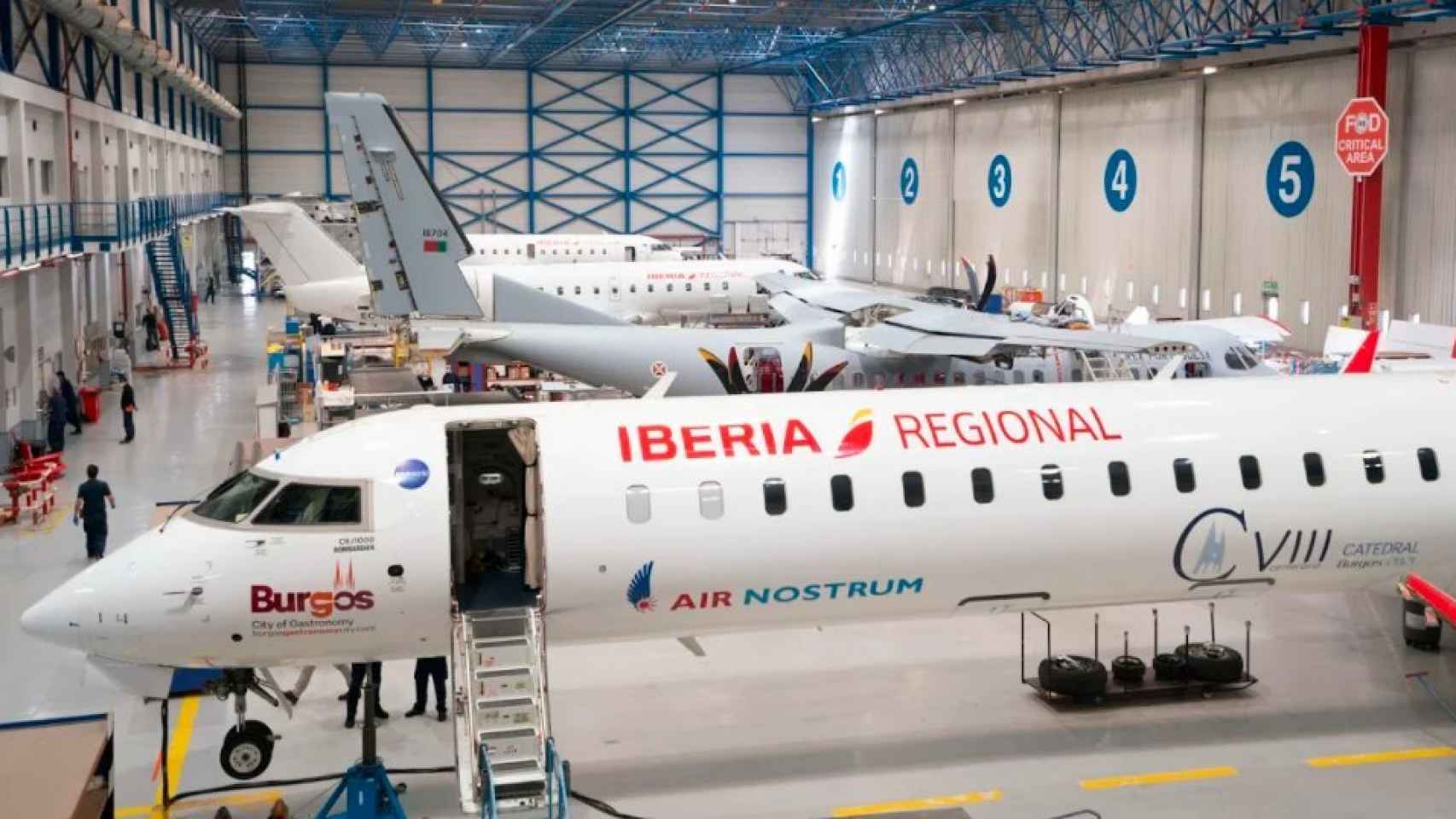 Aviones de Iberia-Air Nostrum.