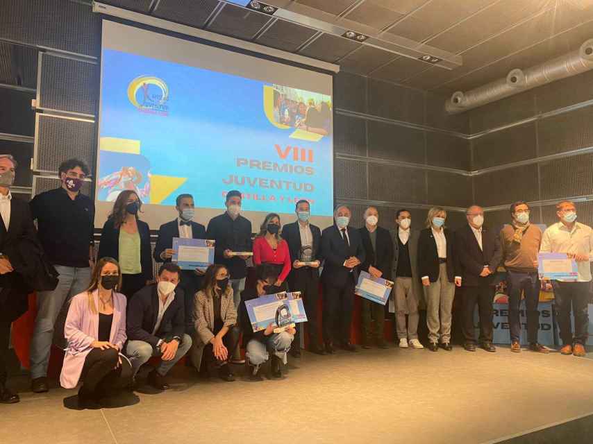 Gala de entreda de los Premios Consejo de la Juventud de Castillay León