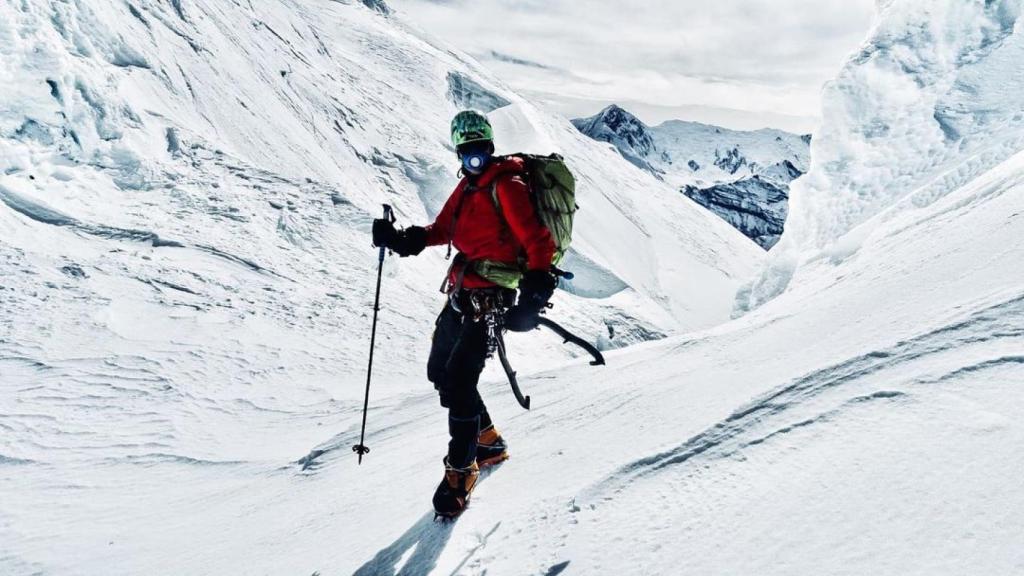 Jost Kobusch durante una de sus expediciones