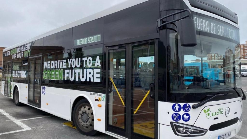 Un autobús de la EMT de Málaga.