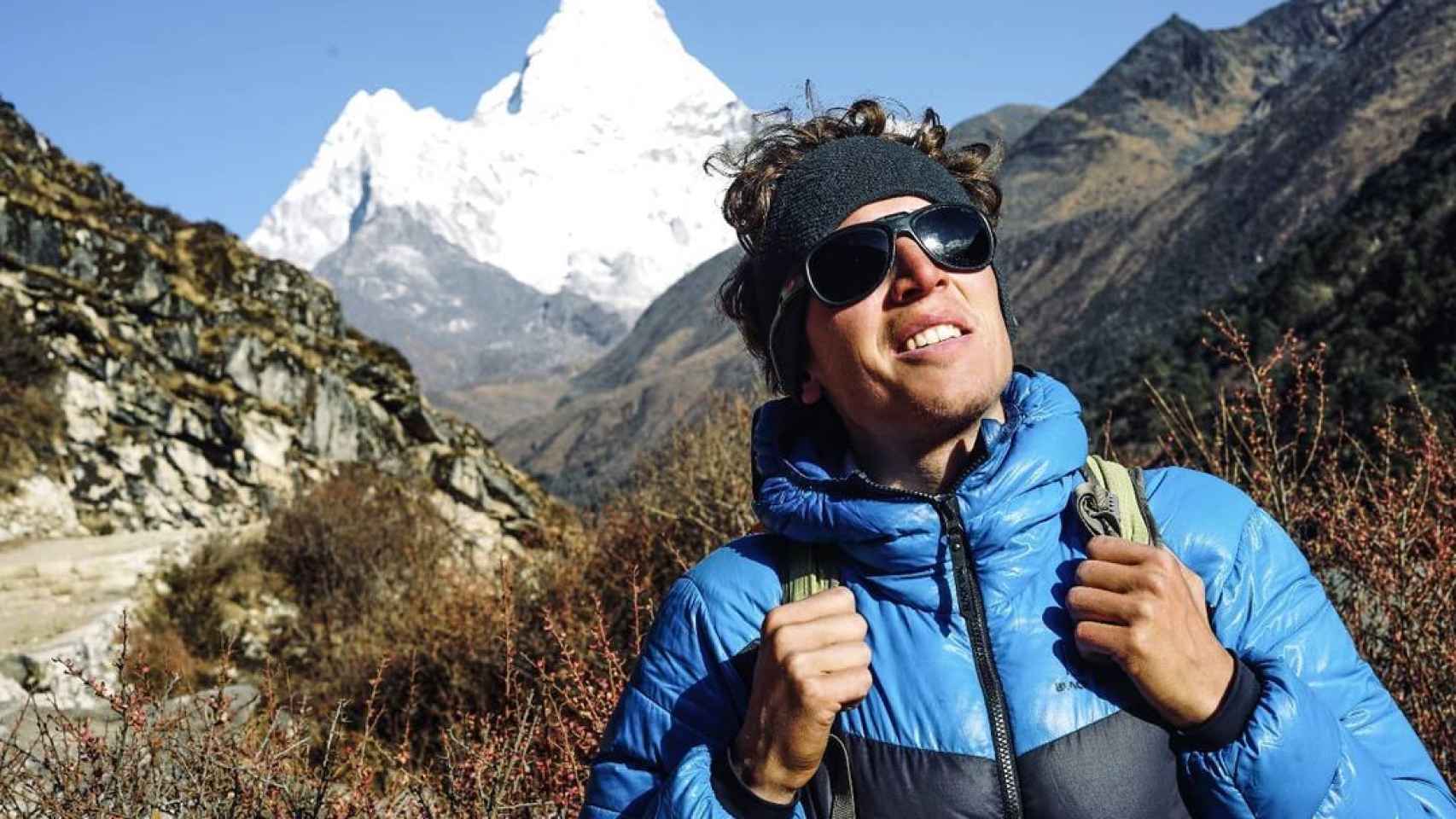 Jost Kobusch en la cordillera del Himalaya