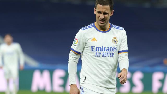 Eden Hazard, durante el Real Madrid - Cádiz CF