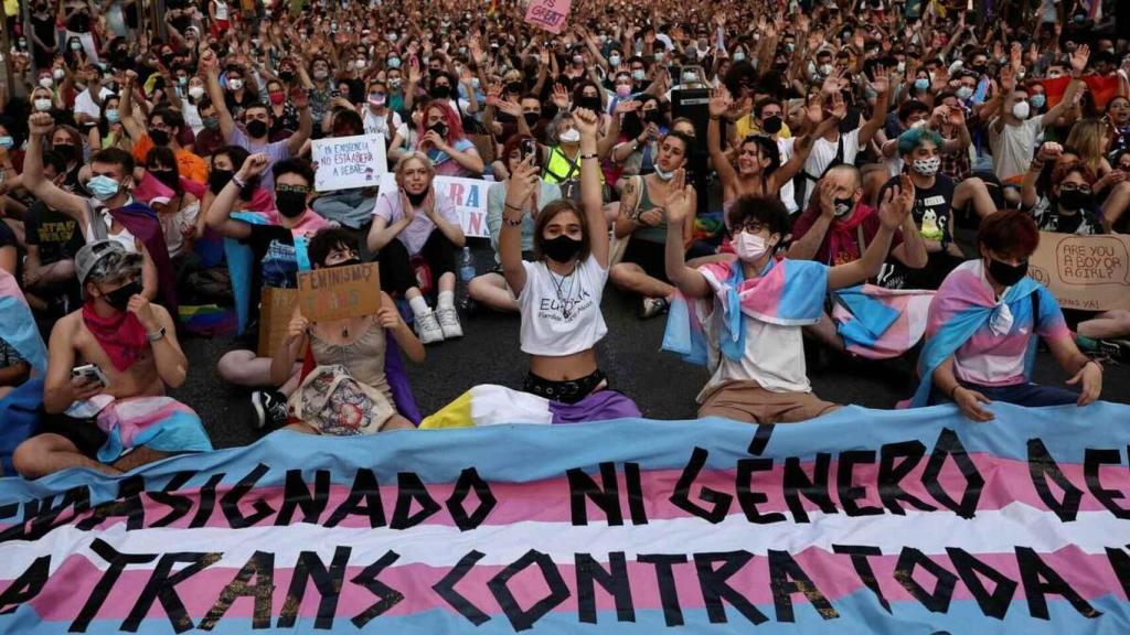 Manifestación convocada por Orgullo Crítico en Madrid.