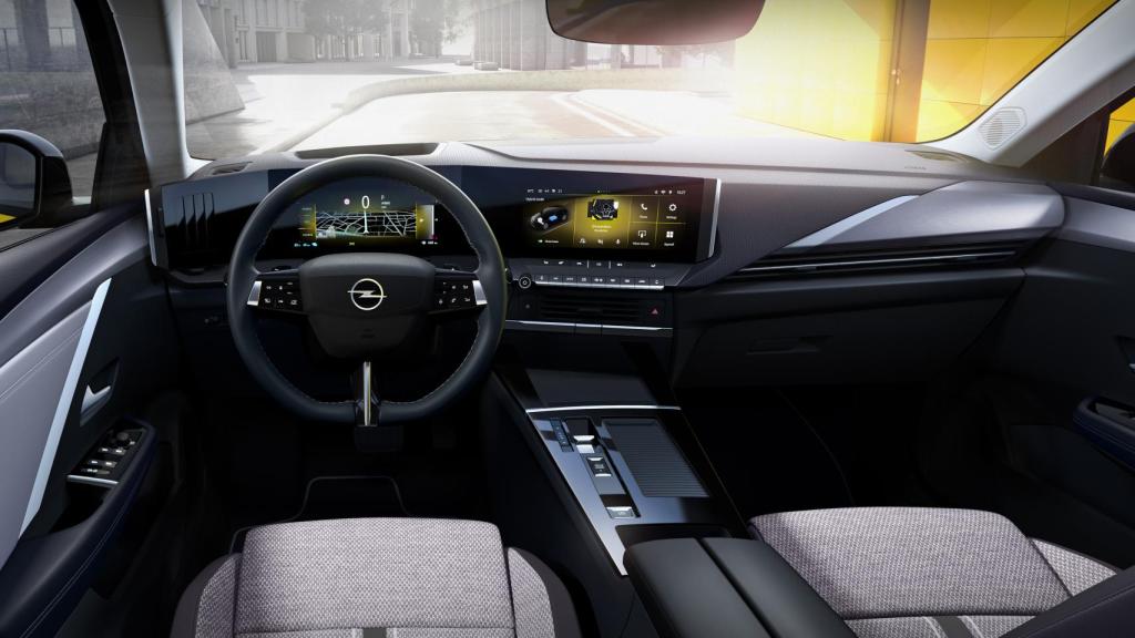 Interior del nuevo Opel Astra.