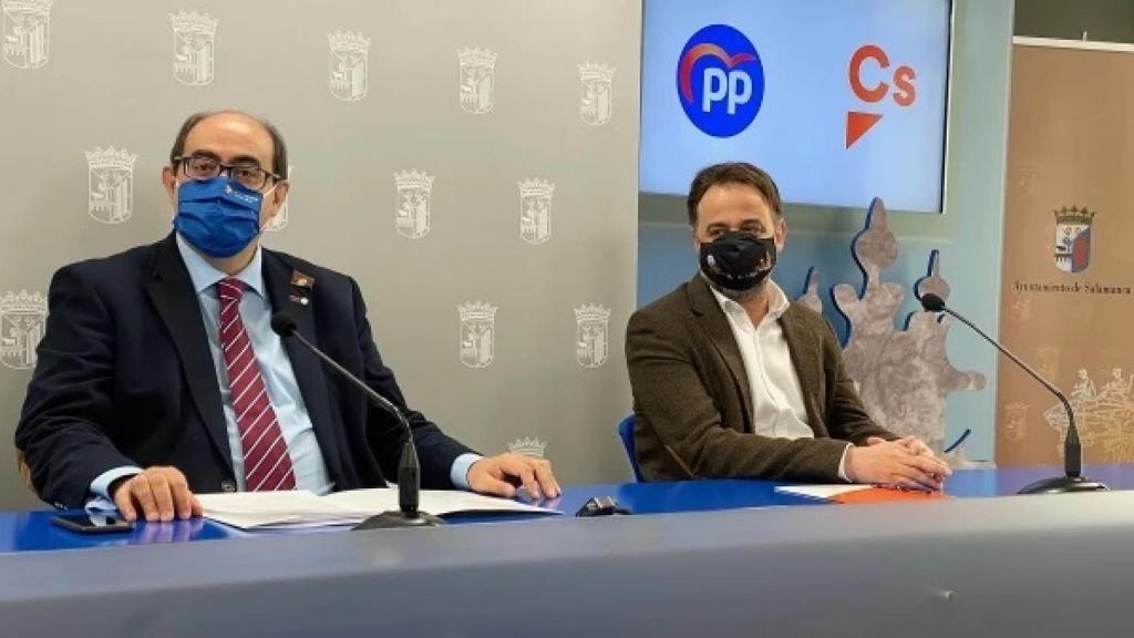 Los portavoces municipales de PP y Cs