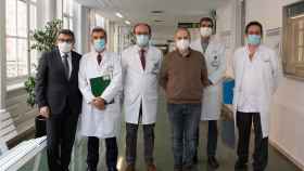 El equipo médico del Hospital Clinic de Barcelona.