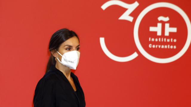 La reina Letizia en su último acto público.