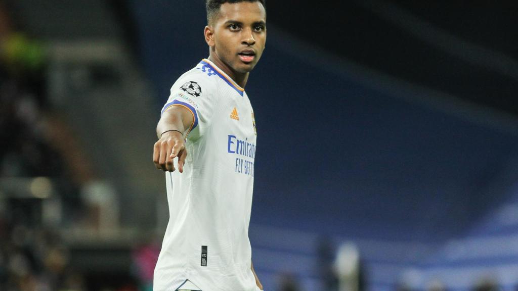 Rodrygo Goes, en un partido del Real Madrid de la temporada 2021/2022