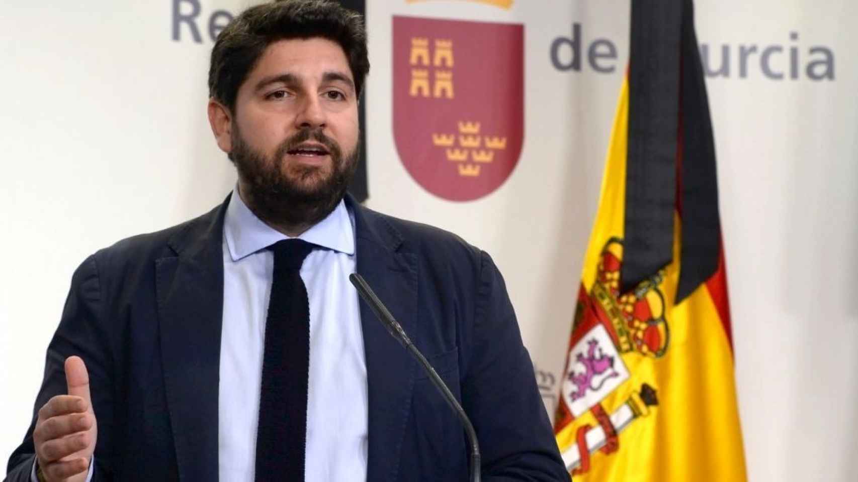 El presidente de la Región de Murcia, el popular Fernando López Miras.