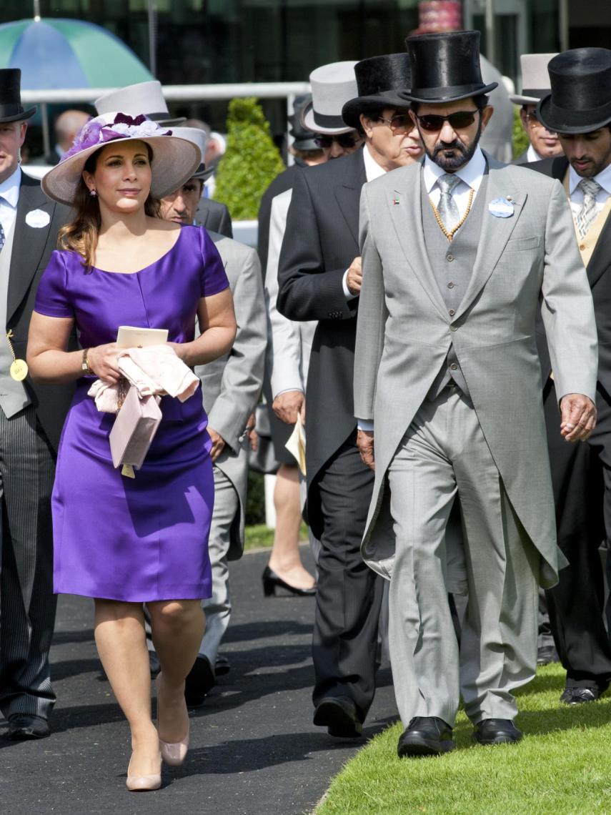 La expareja en Ascot en 2011.