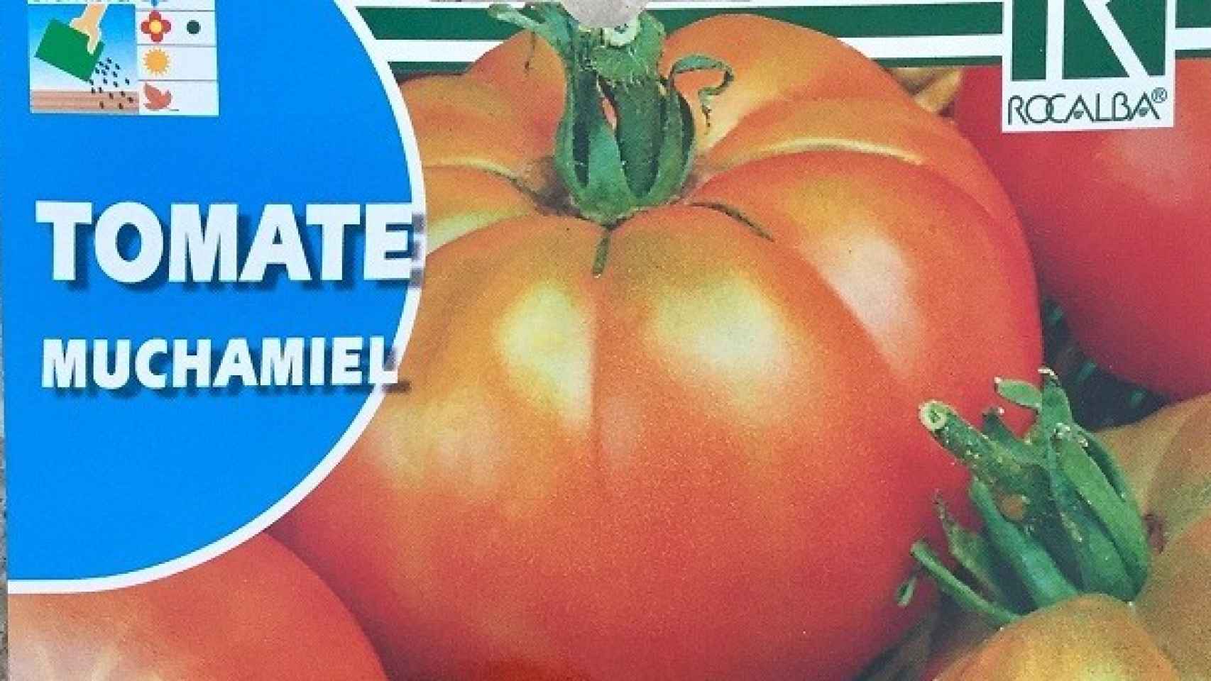 Un cartel promocional del 'Tomate de Muchamiel'.