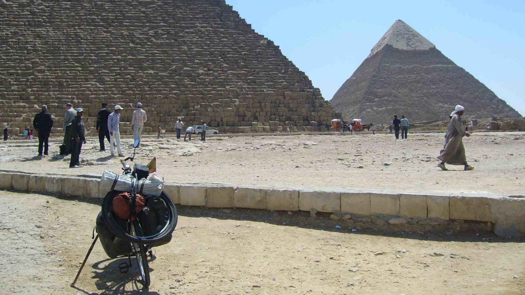 El aventurero granadino, en Egipto.