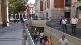 Parking de la Plaza Mayor en Valladolid