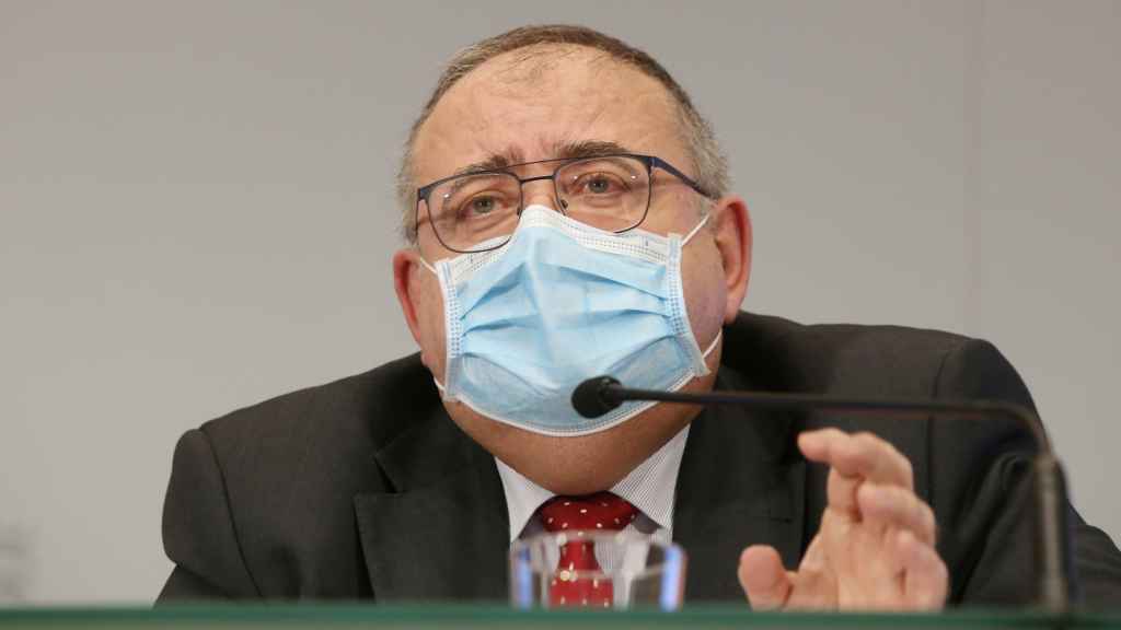 El consejero de Sanidad, Alejandro Vázquez, comparece en rueda de prensa
