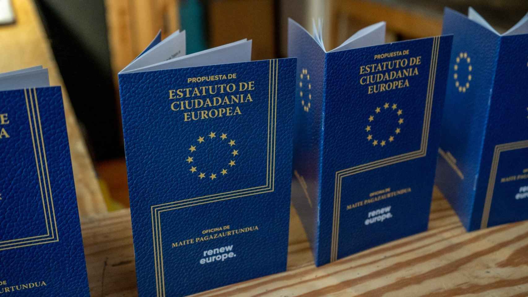 El 'pasaporte' del Estatuto de Ciudadanía Europea.