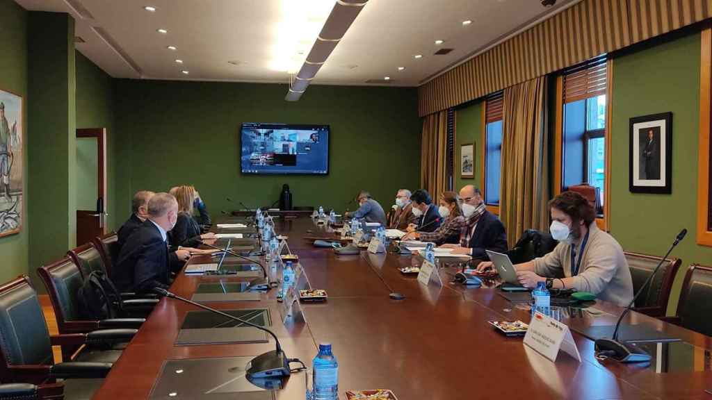 Reunión del Consejo de Administración del Puerto de Vigo.