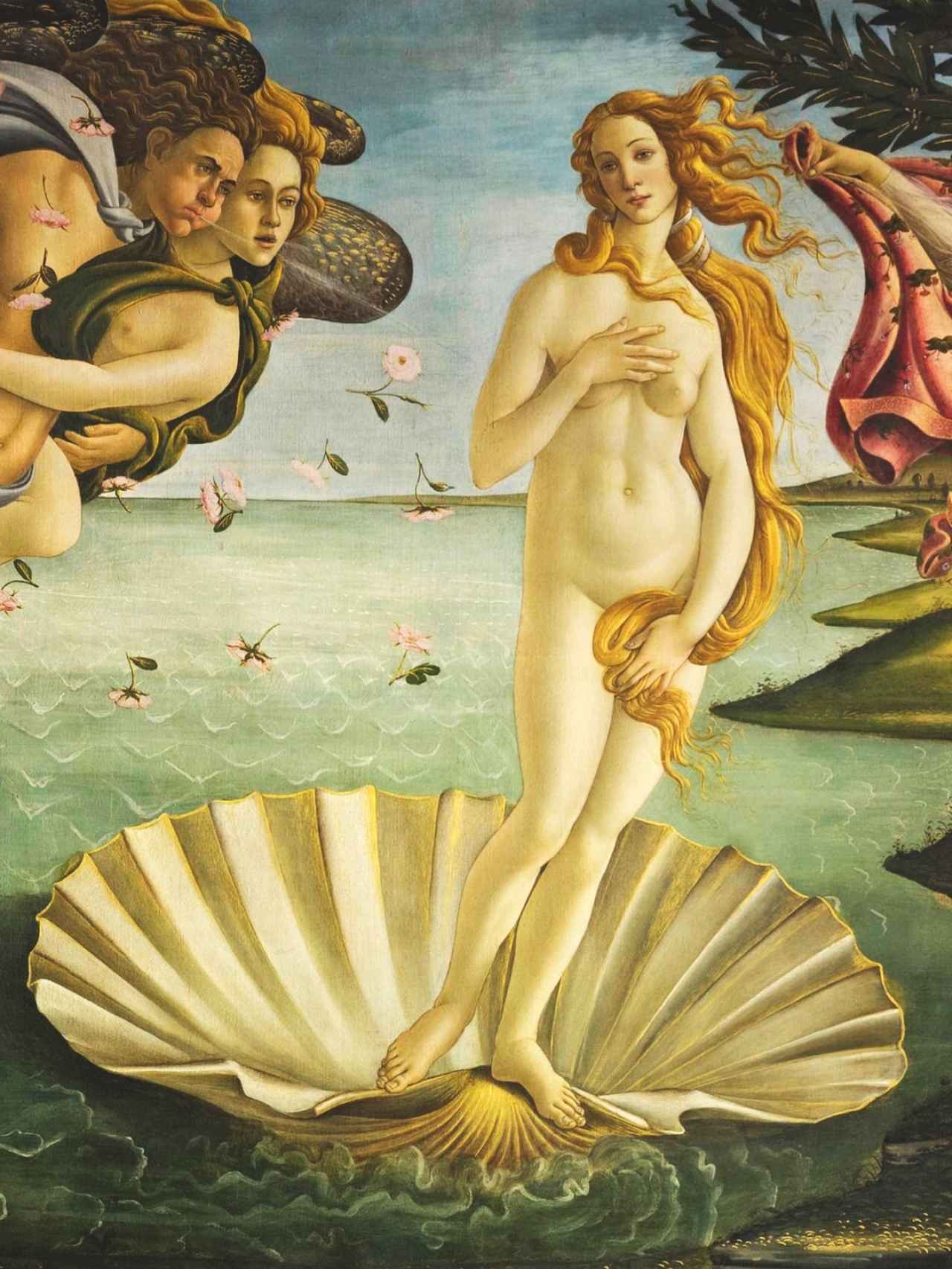 'El nacimiento de Venus' (1485–1486), de Sandro Botticelli.