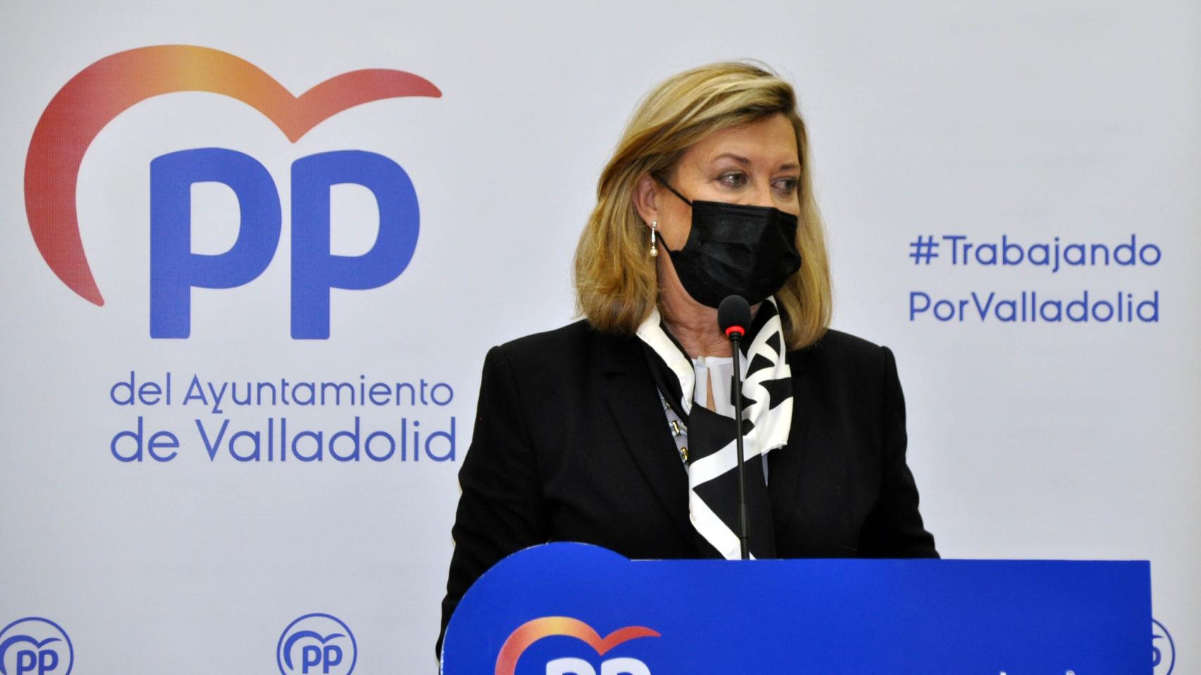 Pilar del Olmo, presidenta del Grupo Municipal Popular en el Ayuntamiento de Valladolid