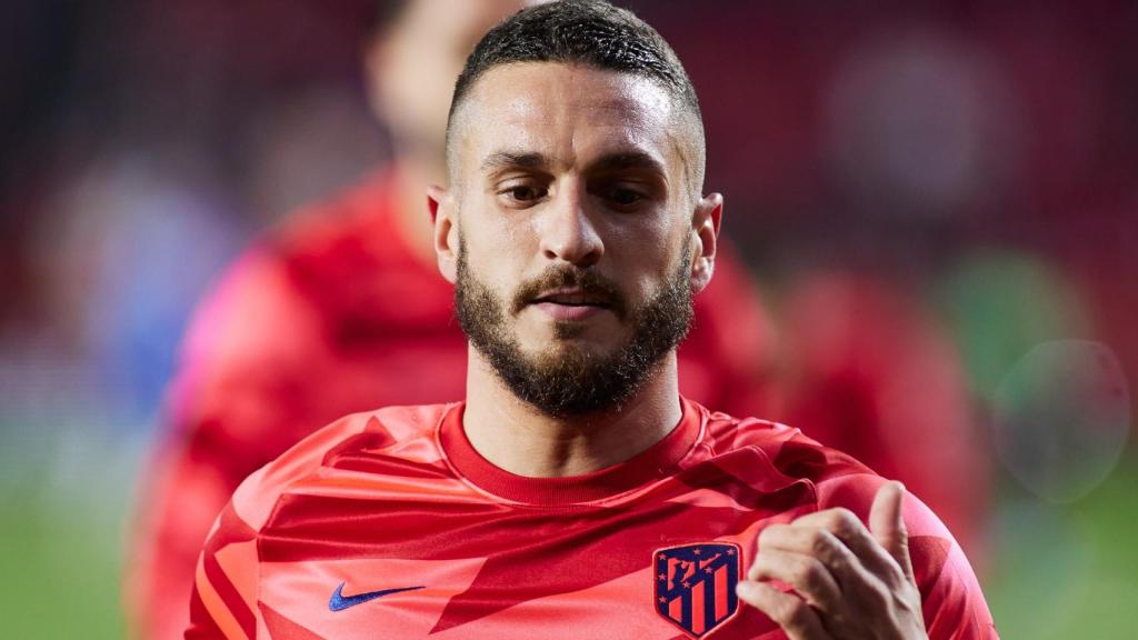 Koke Resurrección, con el Atlético de Madrid