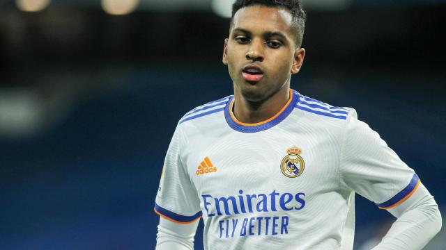 Rodrygo Goes, en un partido del Real Madrid de la temporada 2021/2022