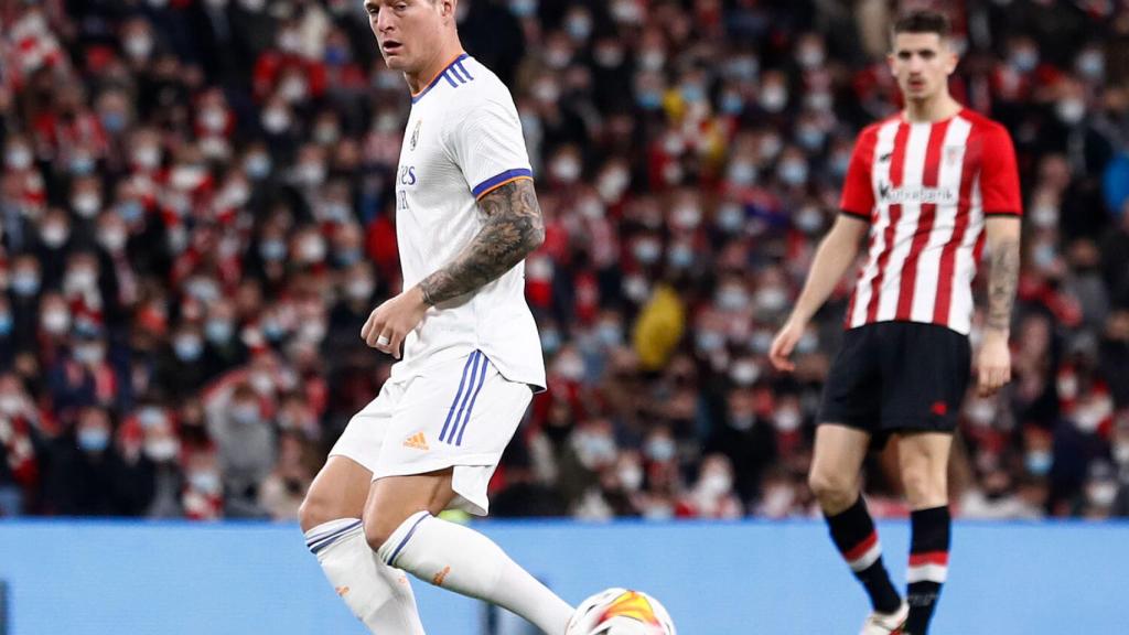 Toni Kroos, durante el partido frente al Athletic Club